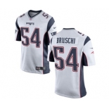 Men's Nike New England Patriots #54 Tedy Bruschi Game White NFL Jersey