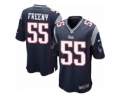 Men's Nike New England Patriots #55 Jonathan Freeny Game Navy Blue Team Color NFL Jersey