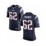 Men's Nike New England Patriots #62 Joe Thuney Game Navy Blue Team Color NFL Jersey