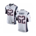 Men's Nike New England Patriots #62 Joe Thuney Game White NFL Jersey