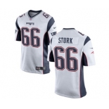 Men's Nike New England Patriots #66 Bryan Stork Game White NFL Jersey