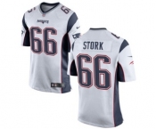 Men's Nike New England Patriots #66 Bryan Stork Game White NFL Jersey