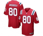 Men's Nike New England Patriots #80 Danny Amendola Game Red Alternate NFL Jersey