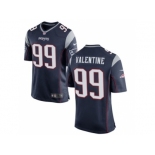 Men's Nike New England Patriots #99 Vincent Valentine Game Navy Blue Team Color NFL Jersey