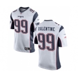 Men's Nike New England Patriots #99 Vincent Valentine Game White NFL Jersey