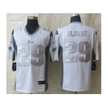 Nike New England Patriots #29 Blount Platinum White Jerseys[Game]