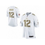 nike nfl jerseys new england patriots #12 tom brady white[nike USA]