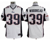 nike nfl jerseys new england patriots #39 woodhead white[woodhead[game]