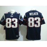 nike nfl jerseys new england patriots #83 welker blue[game]