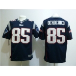 nike nfl jerseys new england patriots #85 ochocinco blue[game]