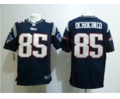 nike nfl jerseys new england patriots #85 ochocinco blue[game]