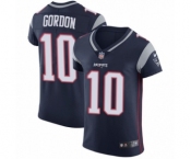 Men's Nike New England Patriots #10 Josh Gordon Navy Blue Team Color Vapor Untouchable Elite Player NFL Jersey