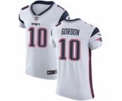 Men's Nike New England Patriots #10 Josh Gordon White Vapor Untouchable Elite Player NFL Jersey