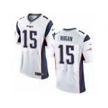 Men's Nike New England Patriots #15 Chris Hogan Elite White NFL Jersey