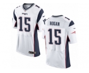 Men's Nike New England Patriots #15 Chris Hogan Elite White NFL Jersey