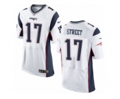 Men's Nike New England Patriots #17 Devin Street Elite White NFL Jersey