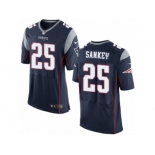 Men's Nike New England Patriots #25 Bishop Sankey Elite Navy Blue Team Color NFL Jersey