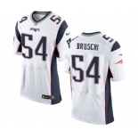 Men's Nike New England Patriots #54 Tedy Bruschi Elite White NFL Jersey