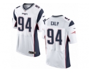 Men's Nike New England Patriots #94 Kony Ealy Elite White NFL Jersey