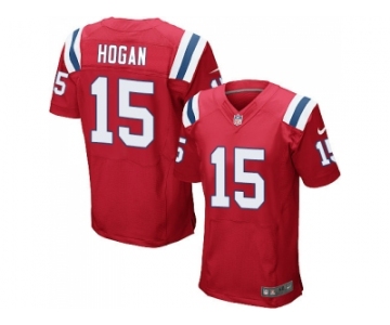 Nike New England Patriots #15 Chris Hogan Red Alternate Men's Stitched NFL Elite Jersey