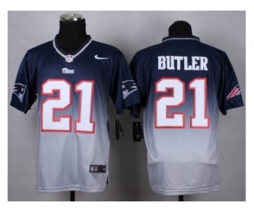 Nike New England Patriots #21 butler blue jerseys[Drift II Fashion Elite]