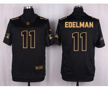 nike nfl jerseys new england patriots #11 edelman black gold collection[Elite][edelman]