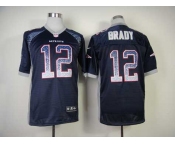 nike nfl jerseys new england patriots #12 brady blue[Elite drift fashion]