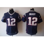 nike nfl jerseys new england patriots #12 brady blue[elite]