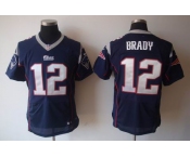 nike nfl jerseys new england patriots #12 brady blue[elite]