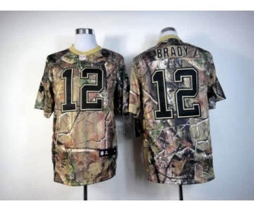 nike nfl jerseys new england patriots #12 brady camo[Elite]