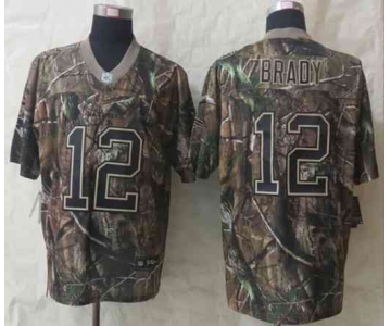 nike nfl jerseys new england patriots #12 tom brady camo[Elite]