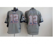 nike nfl jerseys new england patriots #12 tom brady grey[Elite drift fashion]