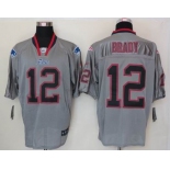 nike nfl jerseys new england patriots #12 tom brady grey[Elite lights out]