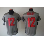 nike nfl jerseys new england patriots #12 tom brady grey[Elite shadow]