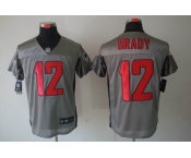 nike nfl jerseys new england patriots #12 tom brady grey[Elite shadow]