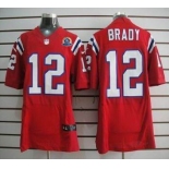 nike nfl jerseys new england patriots #12 tom brady red[Elite 50th Patch]