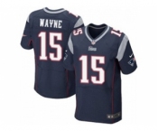 nike nfl jerseys new england patriots #15 reggie wayne blue[Elite]