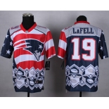 nike nfl jerseys new england patriots #19 LaFELL[Elite Style Noble Fashion]