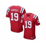 nike nfl jerseys new england patriots #19 lafell red[Elite]