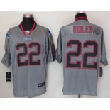 nike nfl jerseys new england patriots #22 stevan ridley grey[Elite lights out]