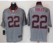 nike nfl jerseys new england patriots #22 stevan ridley grey[Elite lights out]