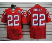 nike nfl jerseys new england patriots #22 stevan ridley red[Elite 50th Patch]