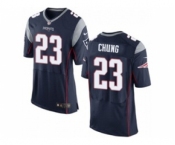 nike nfl jerseys new england patriots #23 patrick chung blue[2015 new Elite]