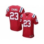 nike nfl jerseys new england patriots #23 patrick chung red[Elite]