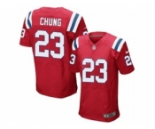 nike nfl jerseys new england patriots #23 patrick chung red[Elite]