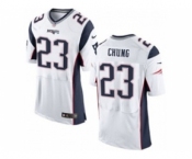 nike nfl jerseys new england patriots #23 patrick chung white[2015 new Elite]