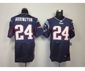 nike nfl jerseys new england patriots #24 arrington blue[Elite]