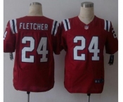 nike nfl jerseys new england patriots #24 fletcher red[Elite][fletcher]