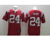 nike nfl jerseys new england patriots #24 revis red[Elite]