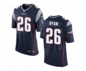 nike nfl jerseys new england patriots #26 logan ryan blue[2015 new Elite]